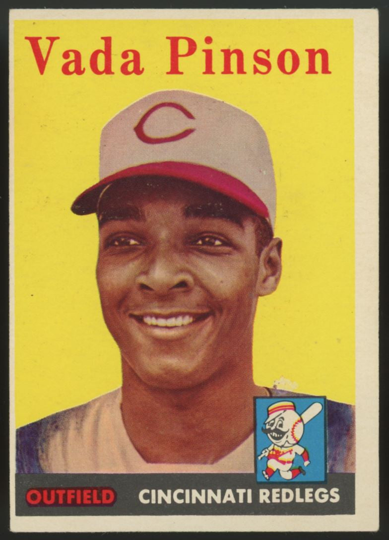 1958 Topps Vada Pinson RC #420 EX+