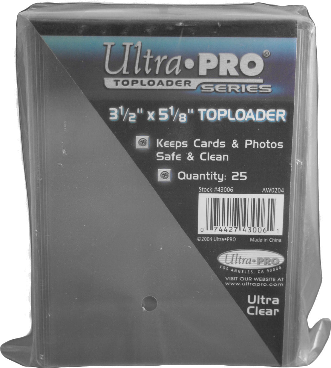 Ultra Pro 3 1/2 x 5 1/8 Top Loader (Pack of 25)
