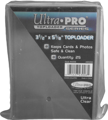 Ultra Pro 3 1/2 x 5 1/8 Top Loader (Pack of 25)