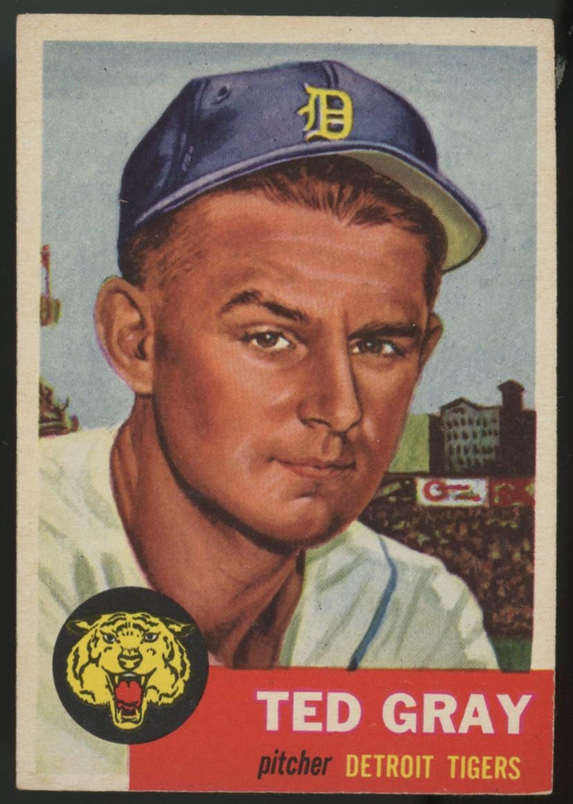1953 Topps Ted Gray #52 EX+