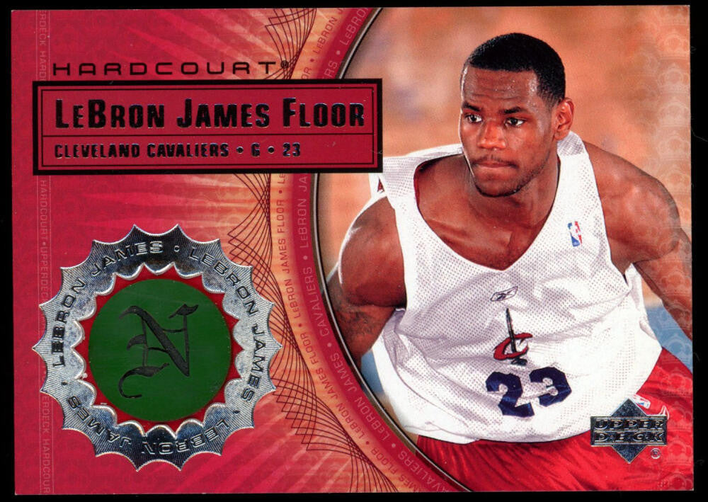 2003-04 Upper Deck Hardcourt LeBron James Floor Relic #LB6