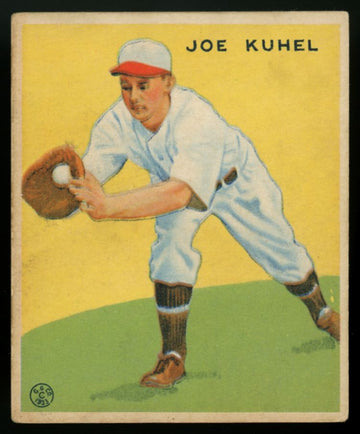1933 Goudey Joe Kuhel #108 VG/EX