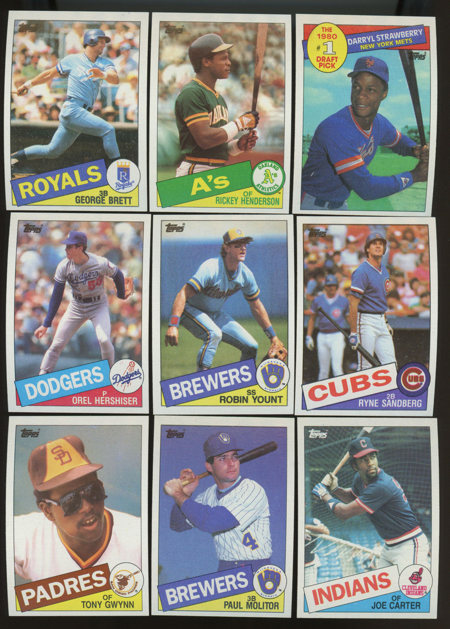 1985 Topps Baseball Complete Set (792) NM-MT Clemens Puckett McGwire RC