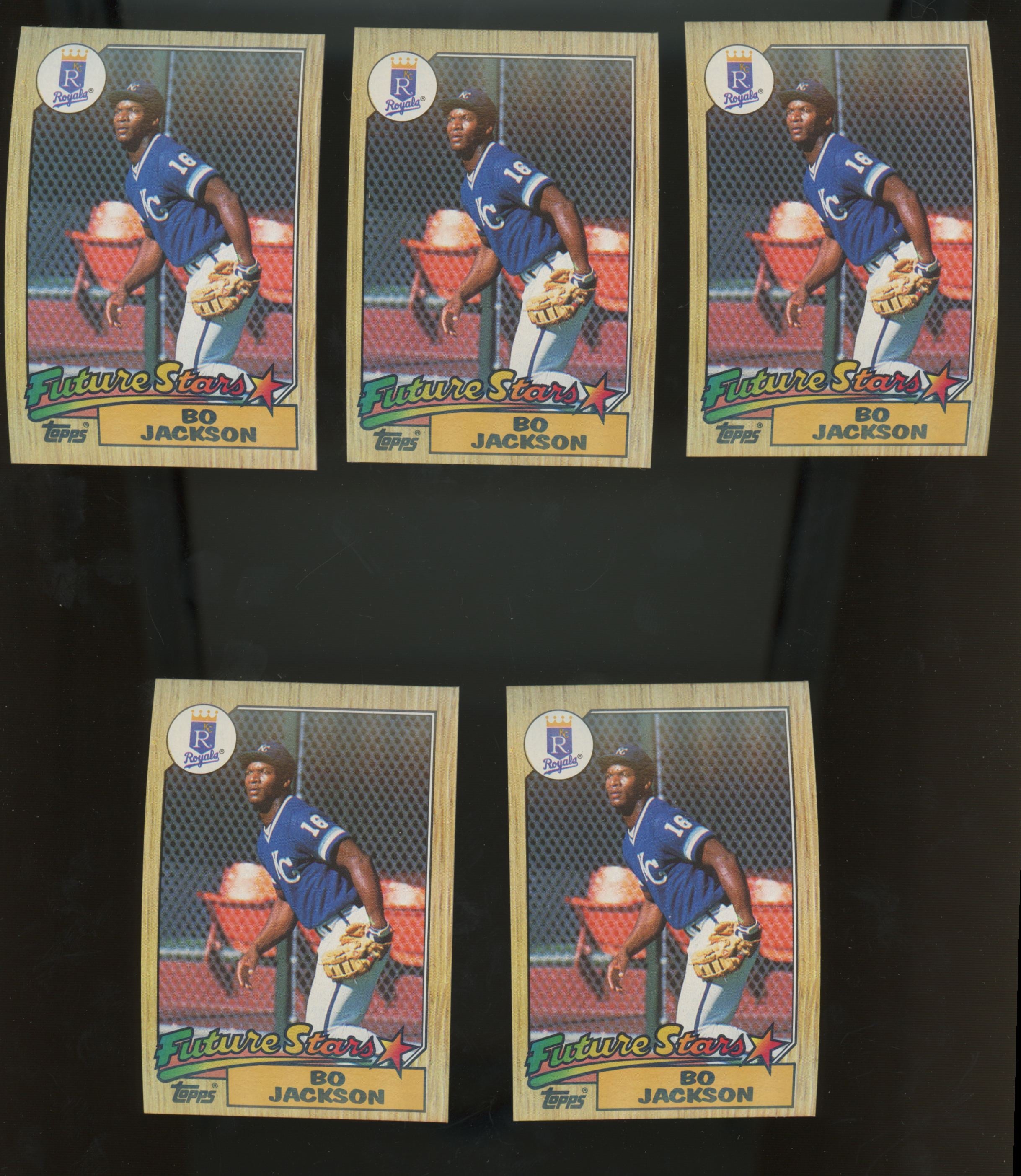 1987 Topps Bo Jackson RC #170 Lot of 25 NM-MT "B"