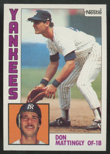 1984 Topps Nestle Don Mattingly RC #8 NM