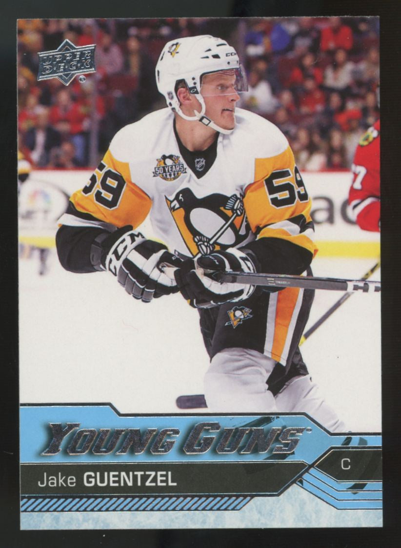 2016-17 Upper Deck Update Jake Guentzel RC Young Guns #525