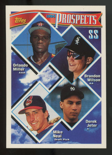 1994 Topps Baseball Complete Set (792) Derek Jeter