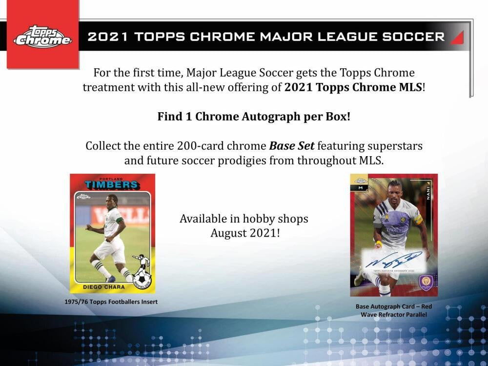 2021 Topps MLS Chrome Soccer Hobby Box