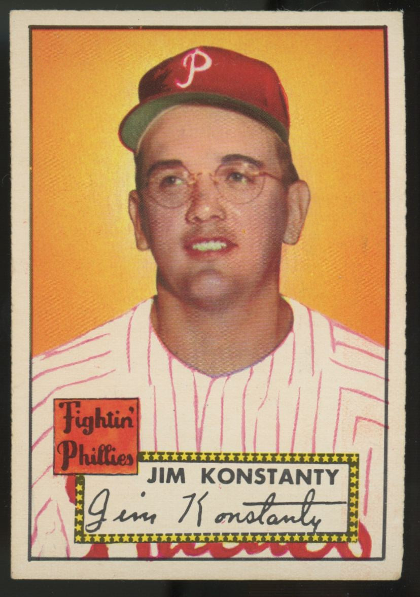 1952 Topps Jim Konstanty #108 EX Centered