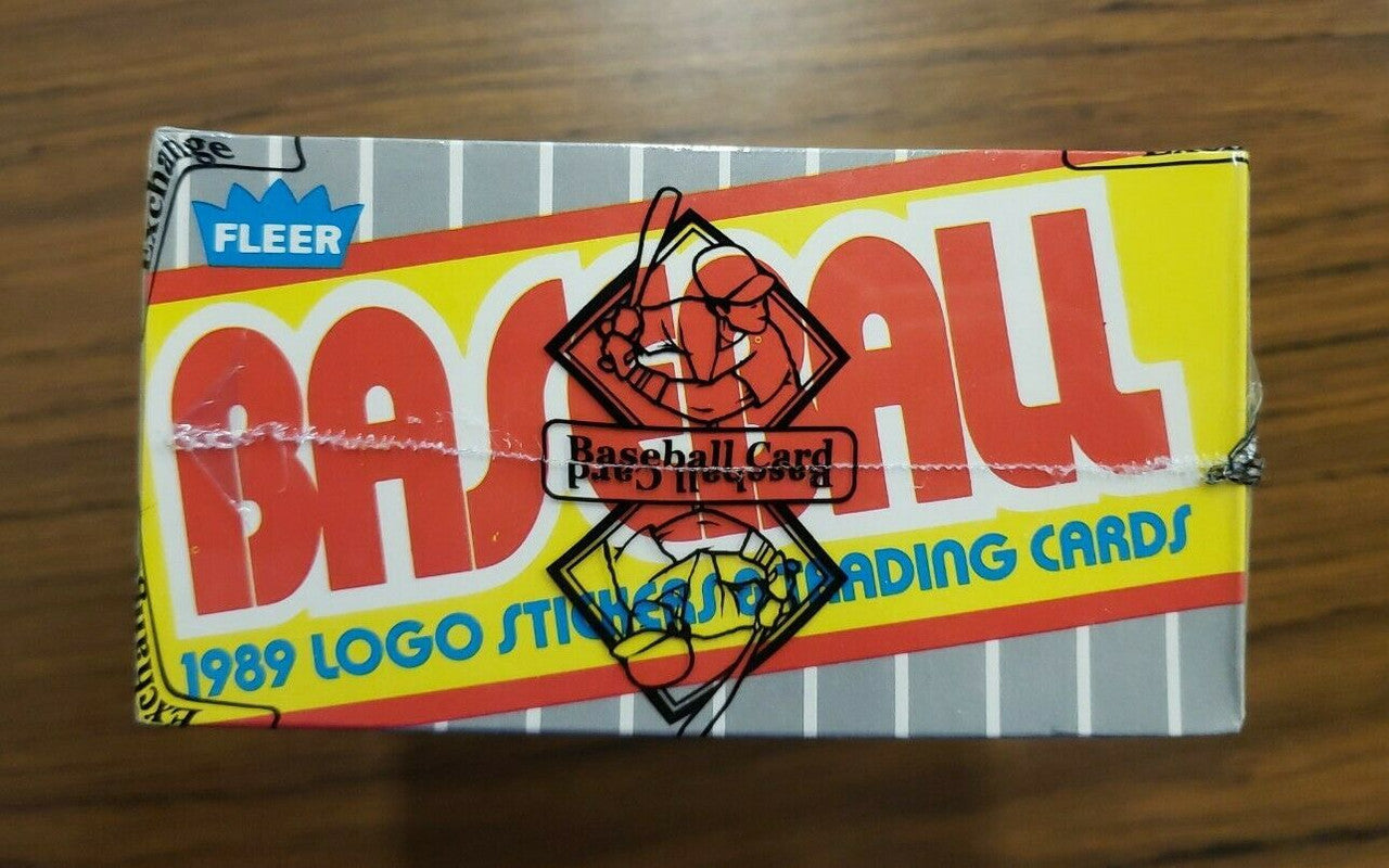 1989 Fleer BBCE Sealed Wrapped Box FASC From A Sealed Case ~ Clean 36pk Wax Box!