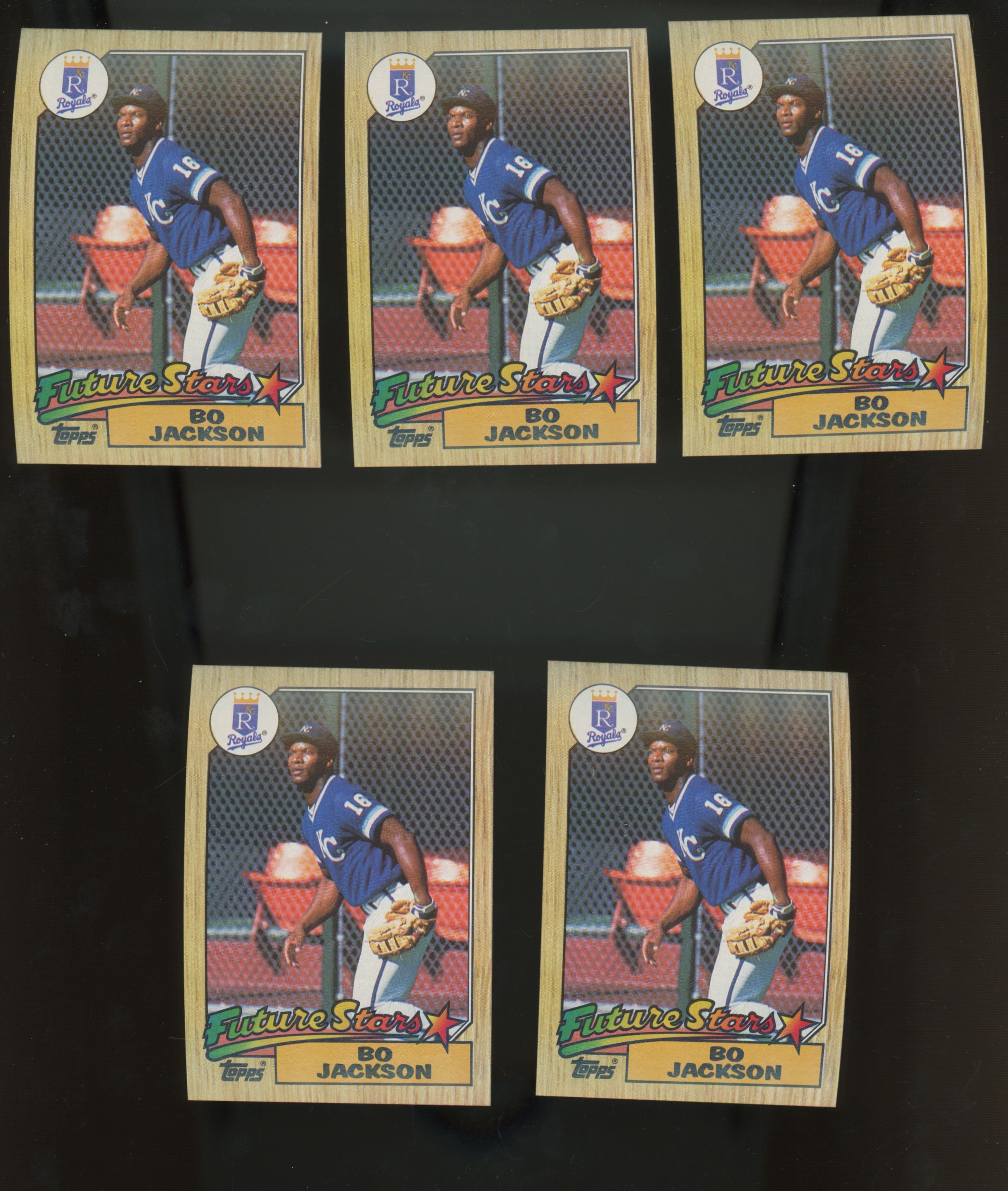 1987 Topps Bo Jackson RC #170 Lot of 25 NM-MT
