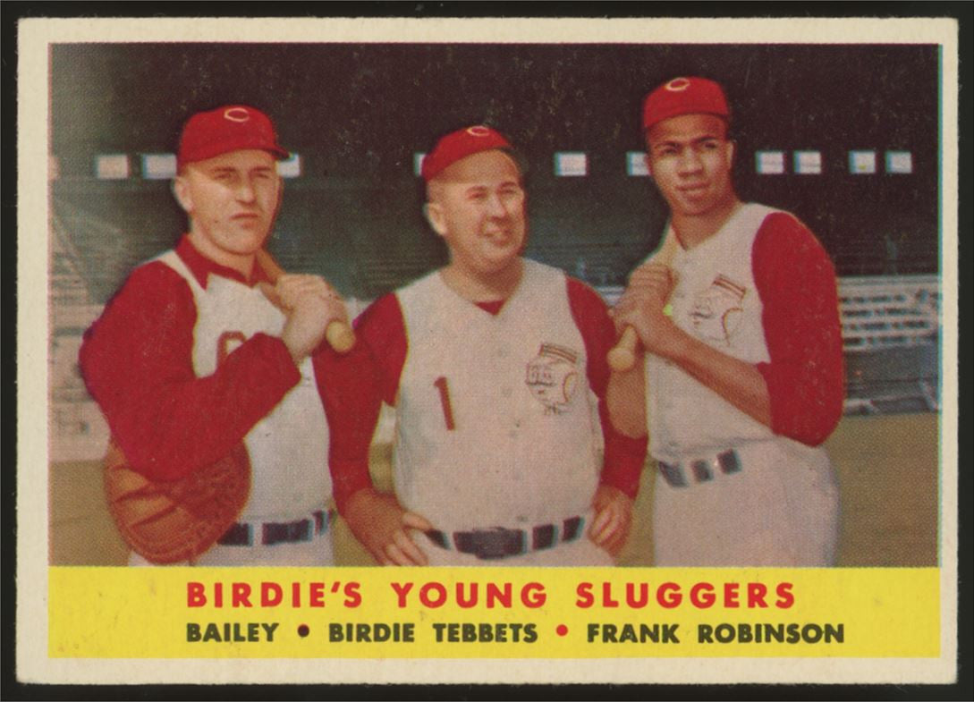 1958 Topps Birdie's Young Sluggers Robinson #386 EX