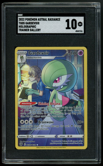 2022 Pokemon Gardevoir Astral Radiance Trainer Gallery #TG05 SGC 10