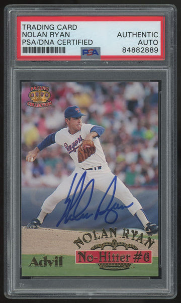 1996 Pacific Nolan Ryan Signed Auto #10 PSA Auto Authentic