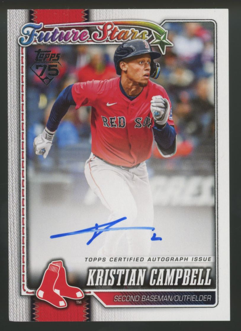 2026 Topps Series One Kristian Campbell Future Stars Auto #125