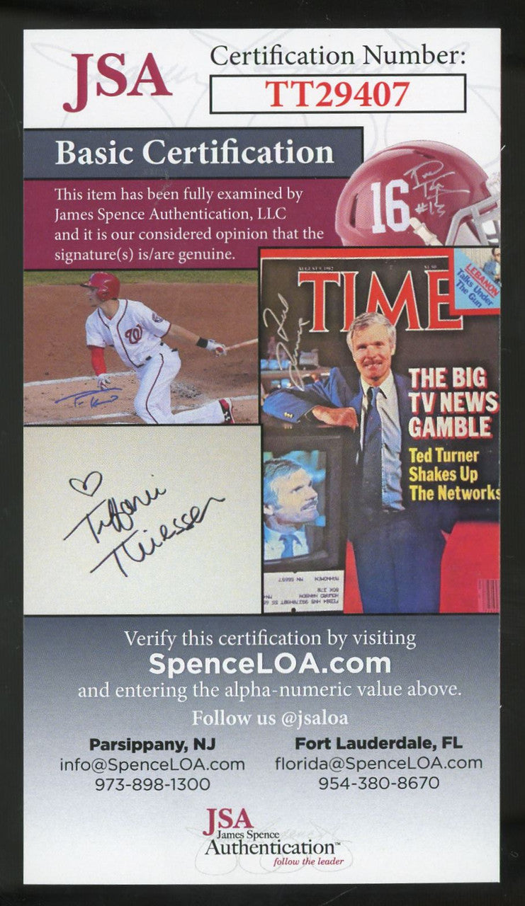 Bill Dickey Signed Autographed Cut JSA