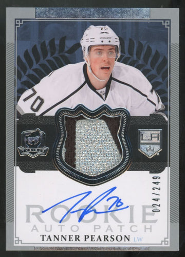 2013-14 Upper Deck The Cup Tanner Pearson RC Patch Auto RPA /249 #156