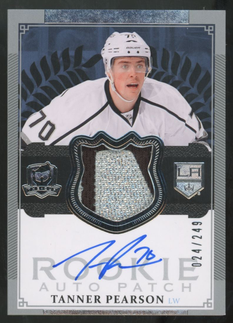 2013-14 Upper Deck The Cup Tanner Pearson RC Patch Auto RPA /249 #156