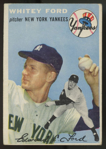 1954 Topps Whitey Ford #37 VG