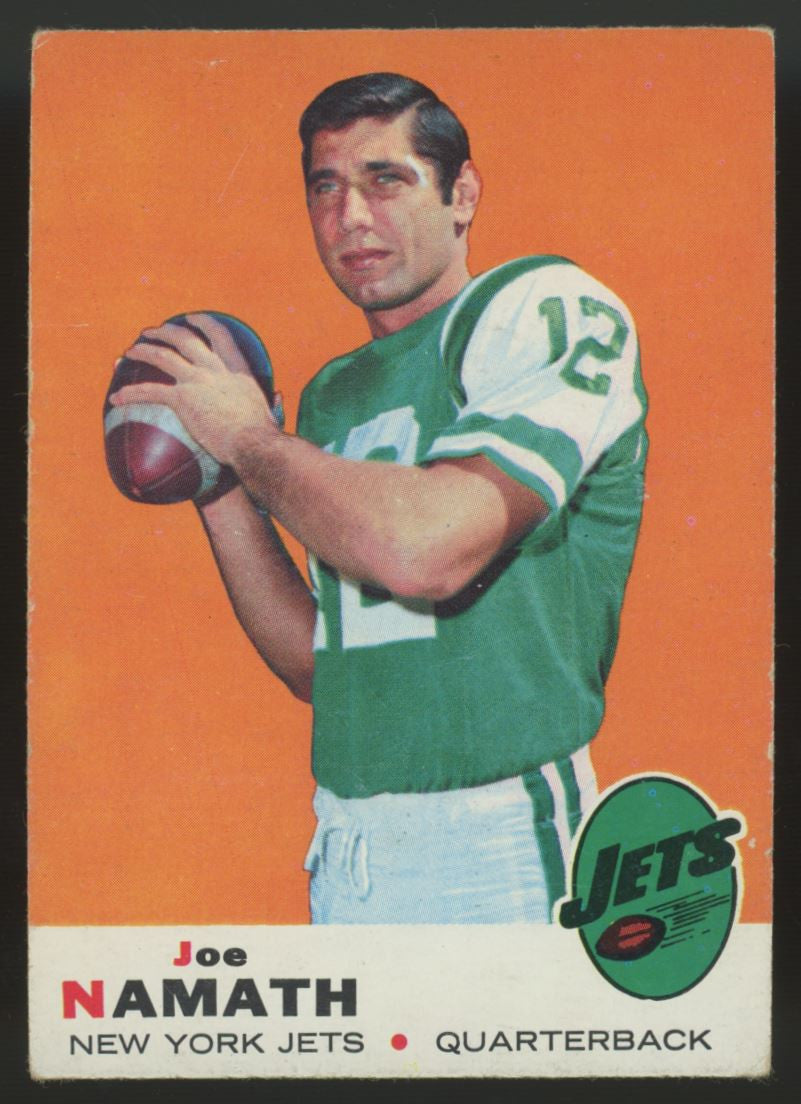1969 Topps Joe Namath #100 VG (Wrinkle)