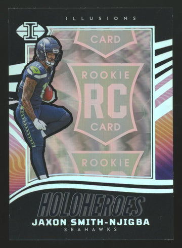 2023 Panini Illusions Jaxon Smith-Njigba RC Holoheroes SSP #20