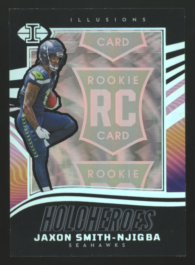 2023 Panini Illusions Jaxon Smith-Njigba RC Holoheroes SSP #20