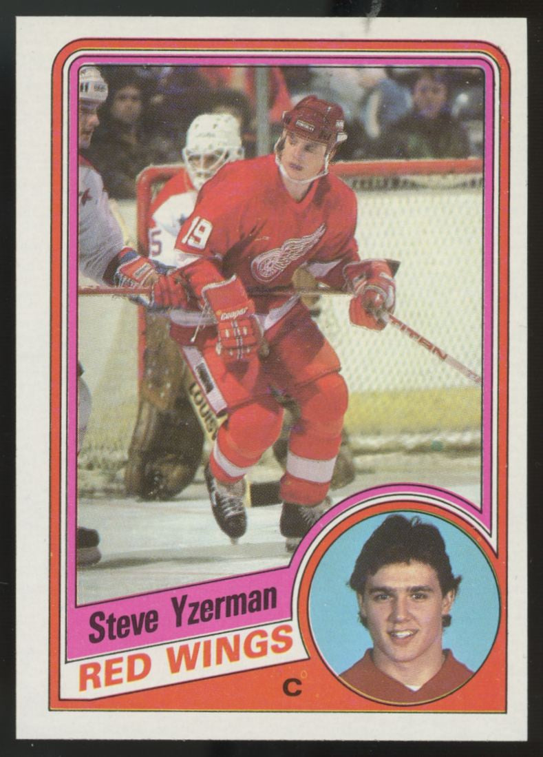 1984-85 Topps Steve Yzerman RC #49 NM "I"