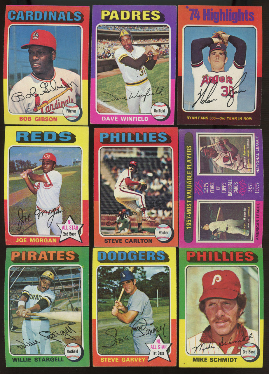 1975 Topps Baseball Complete Set (660) VG/EX-EX Overall