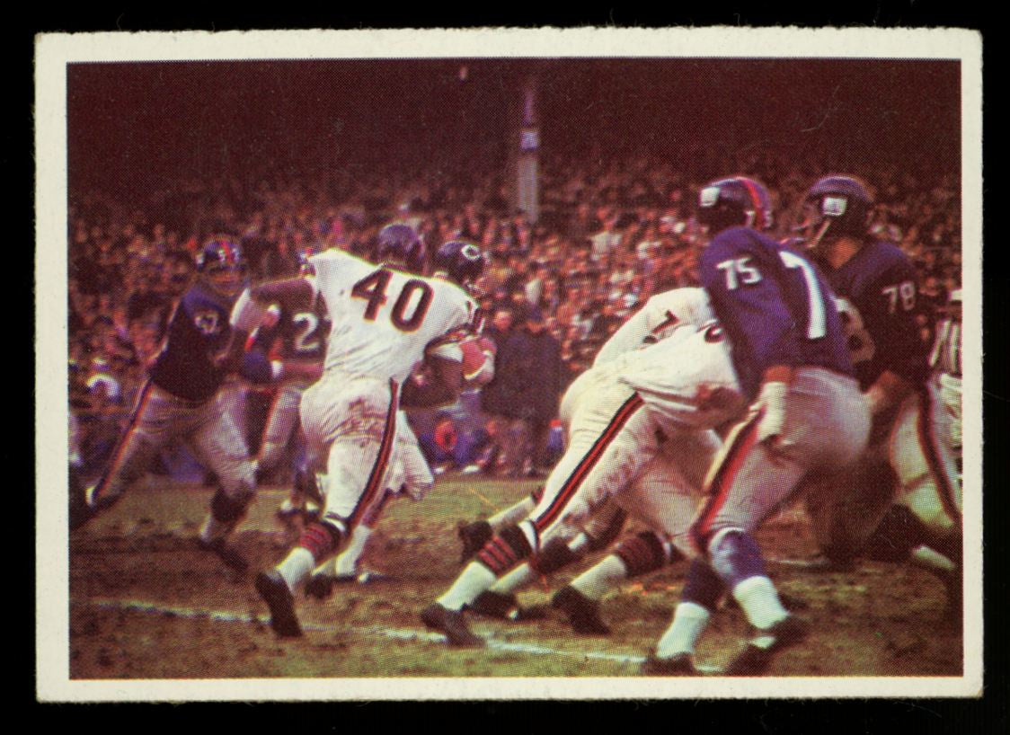 1966 Philadelphia Gale Sayers Bears Play #39 EX
