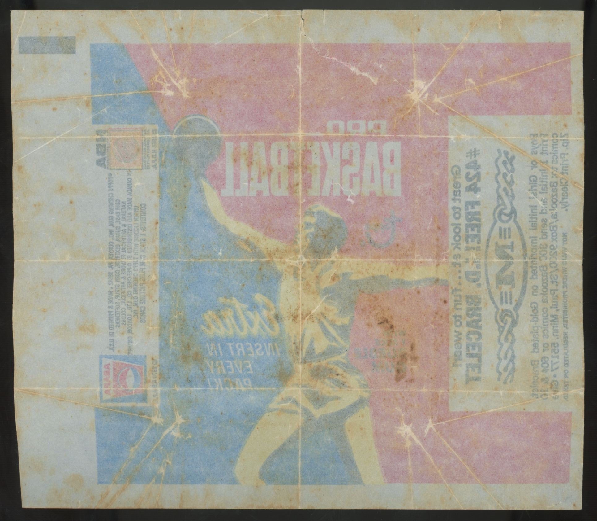 1971-72 Topps Basketball Wrapper
