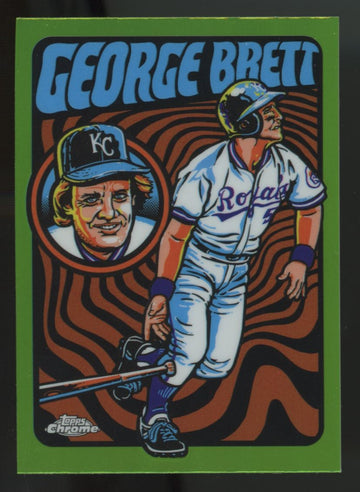 2024 Topps Chrome George Brett Ultra Violet All-Stars SSP #UV-10