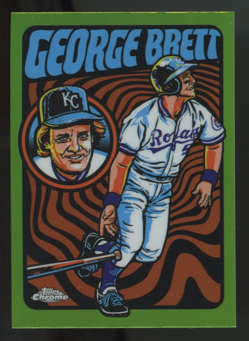 2024 Topps Chrome George Brett Ultra Violet All-Stars SSP #UV-10