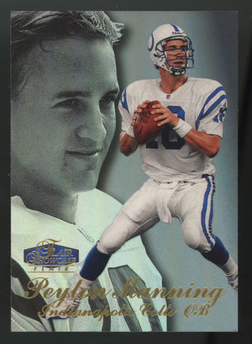 1998 Flair Showcase Peyton Manning RC Row 3 Showtime #3
