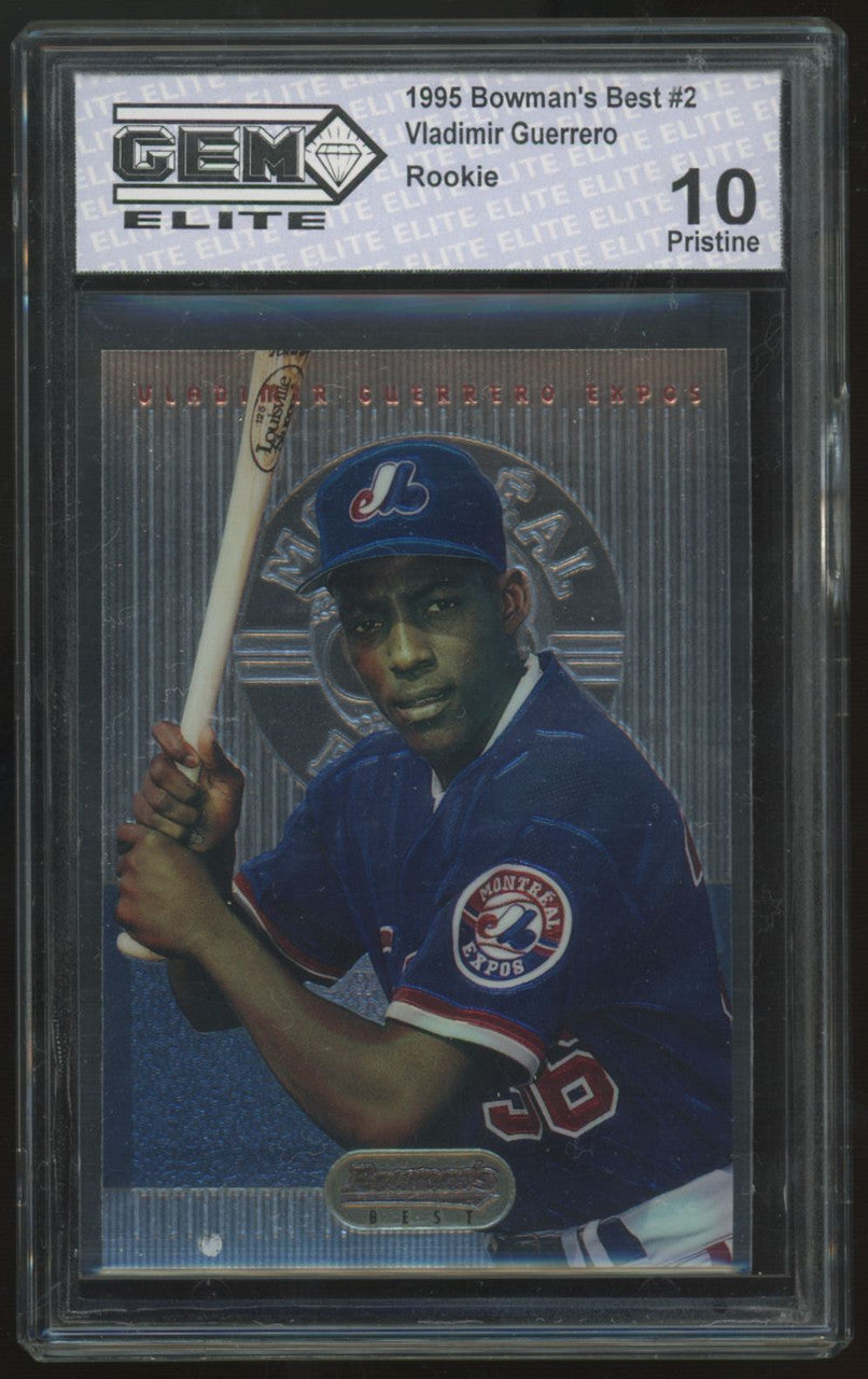 1995 Bowman's Best Vladimir Guerrero RC #2 Gem Elite 10