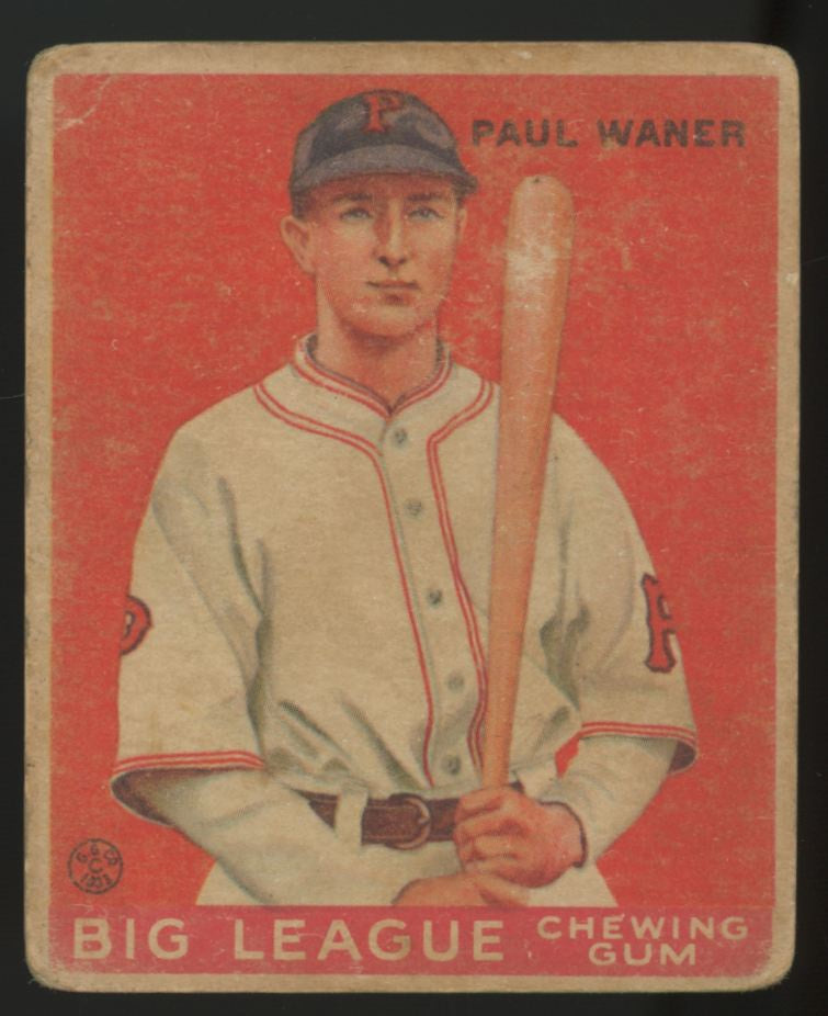 1933 Goudey Paul Waner #25 F/G