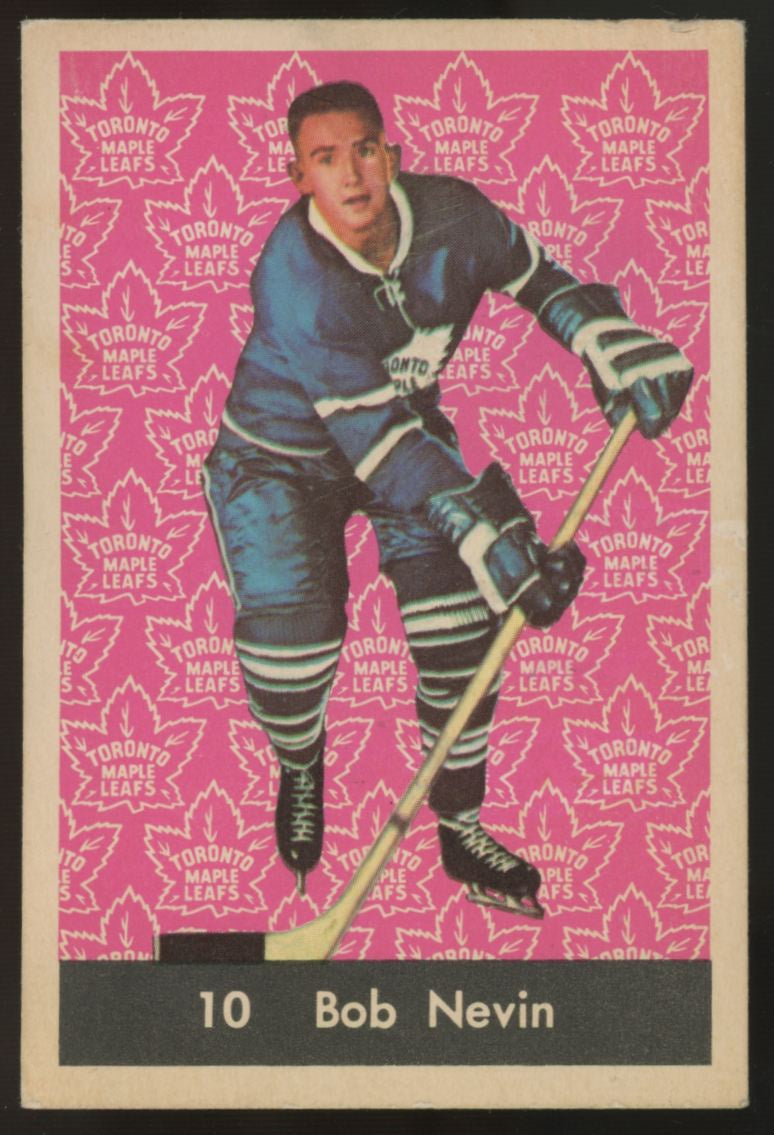 1961-62 Parkhurst Bob Nevin #10 VG