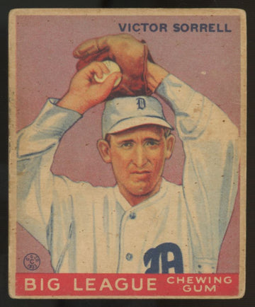 1933 Goudey Victor Sorrell #15 VG