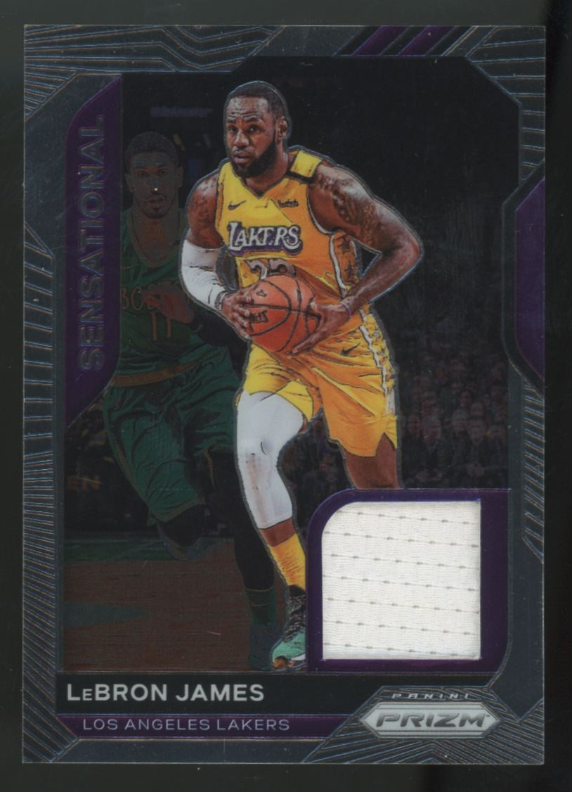 2020-21 Panini Prizm LeBron James Sensational Patch #SSW-LBJ