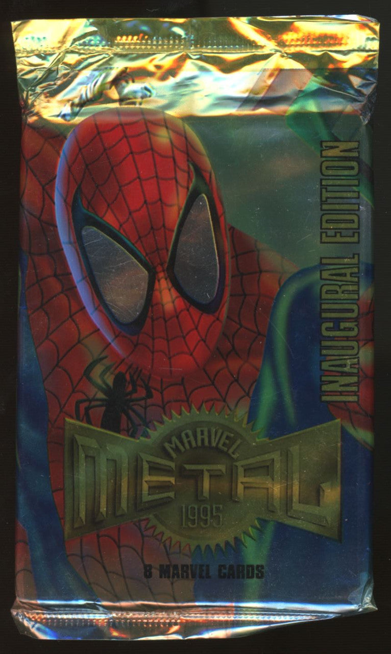 1995 Fleer Marvel Metal Inaugural Edition Pack Factory Sealed
