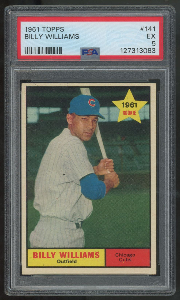 1961 Topps Billy Williams RC #141 PSA 5 *083