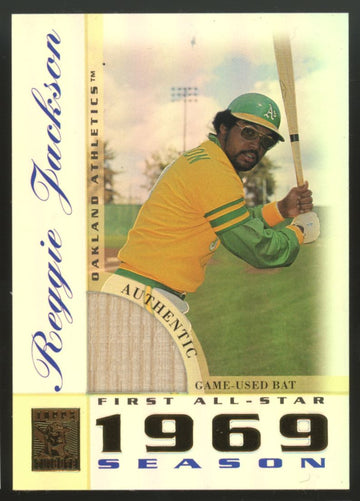 2003 Topps Tribute Reggie Jackson Authentic Bat Relic Refractor #TR-RJ