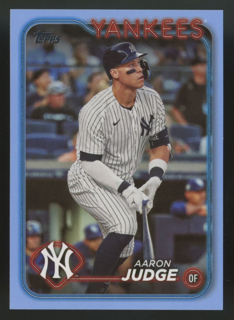 2024 Topps Series One Aaron Judge Father's Day Powder Blue /50 #99
