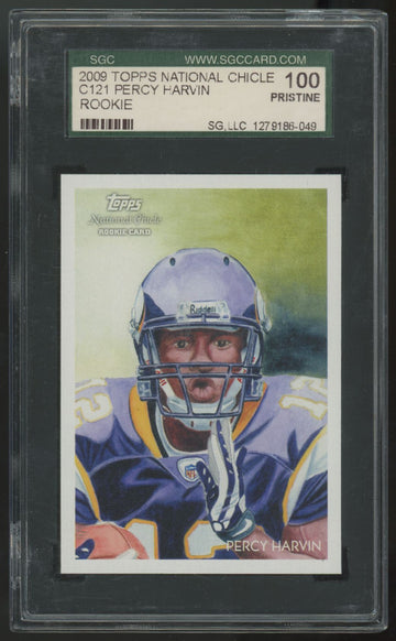 2009 Topps National Chicle Percy Harvin RC #C121 SGC 10