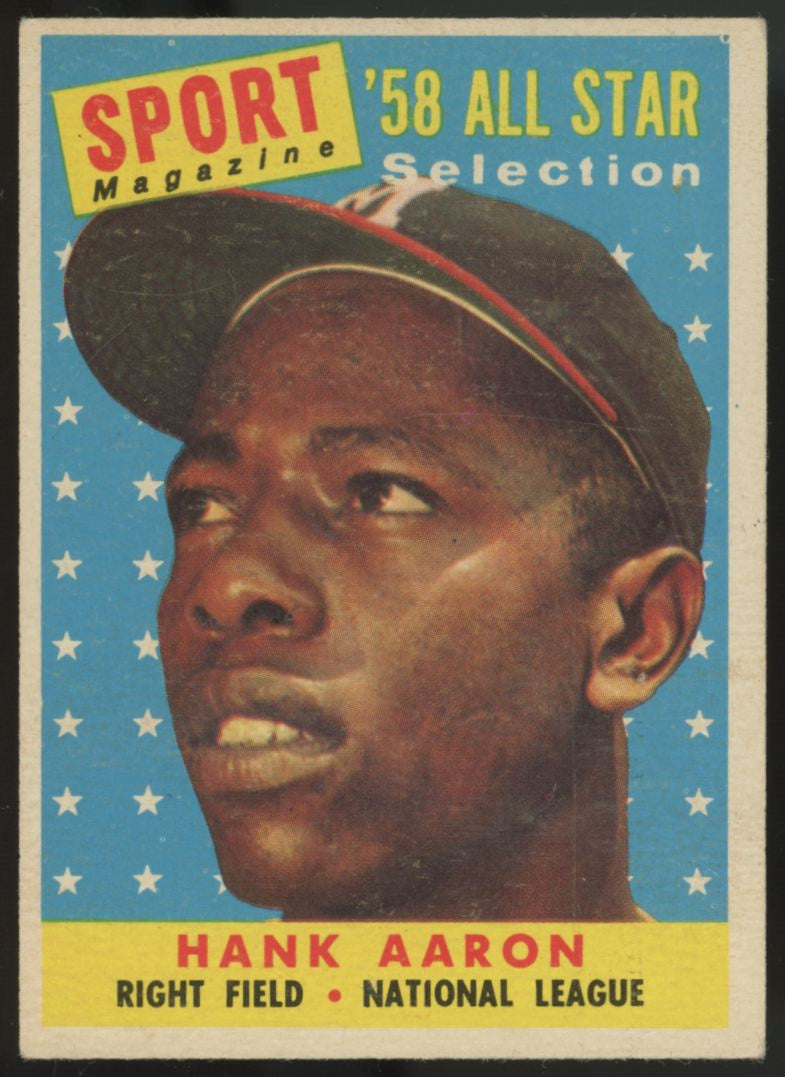1958 Topps Hank Aaron All Star #488 EX "A"