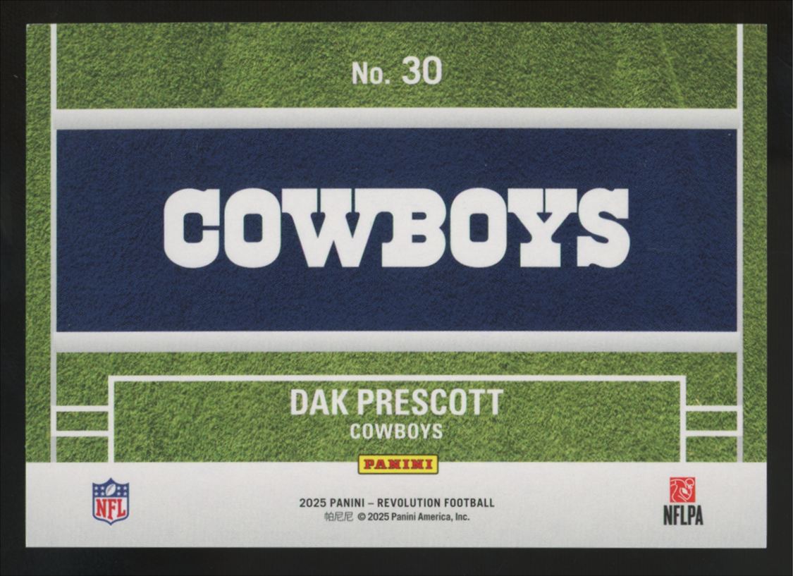 2025 Panini Revolution Dak Prescott Prime Time SSP #30