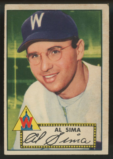 1952 Topps Al Sima RC #93 VG
