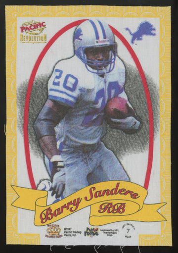 1997 Pacific Revolution Barry Sanders Silks #7