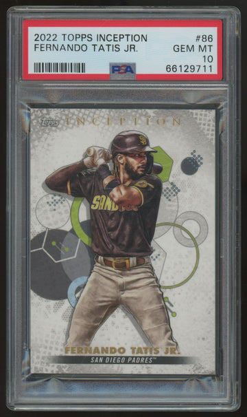 2022 Topps Inception Fernando Tatis Jr. Base #86 PSA 10 *711