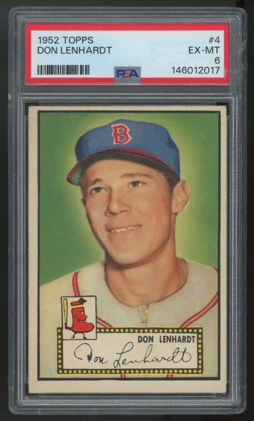 1952 Topps Don Lenhardt #4 PSA 6