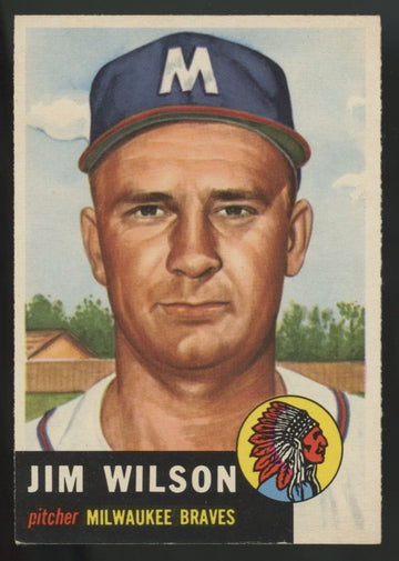 1953 Topps Jim Wilson #208 EX/MT